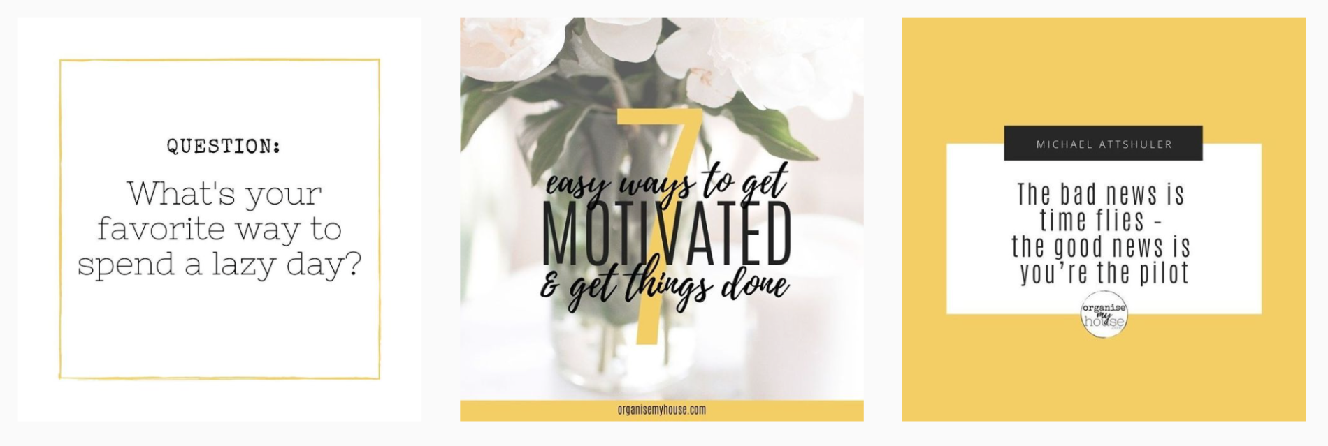 Images from organisemyhouse's instagram